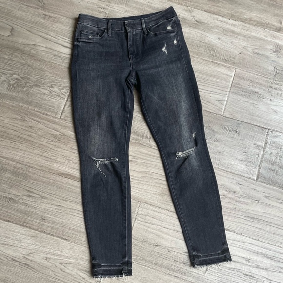 Mother The Undone Hem Looker Ankle Stealing Shadows Distressed ALTERED 28 - Picture 2 of 16